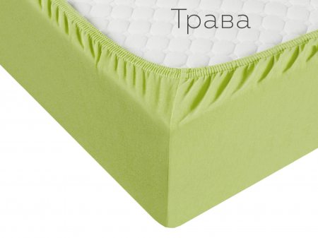 Простыня трикотажная на резинке 160х200х20