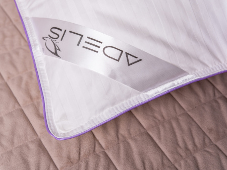 Подушка "Лебяжий пух" страйп-сатин