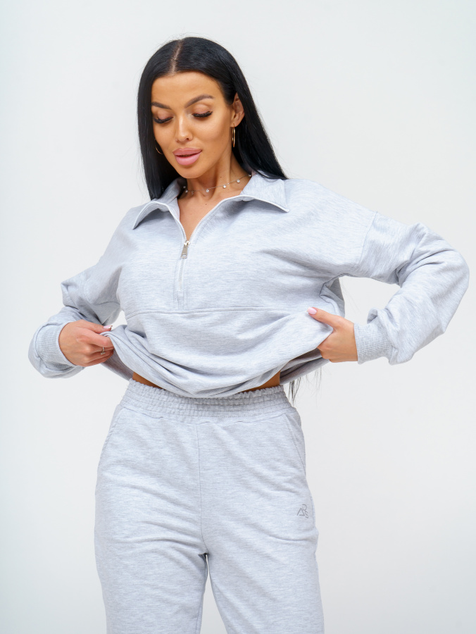 Свирель(серый меланж) костюм