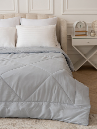 Одеяло "Лебяжий пух" всесезон. м/ф (серый)