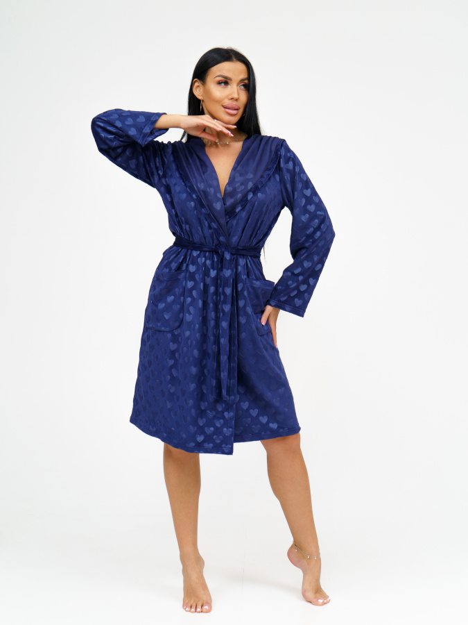Лира(индиго) халат