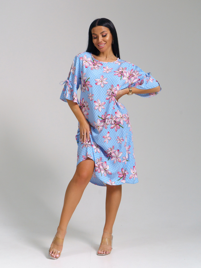 Лилия(голубой) платье