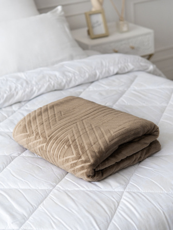 Клеопатра(молочный шоколад) плед велсофт