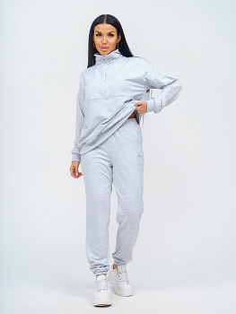 Свирель(серый меланж) костюм р.48