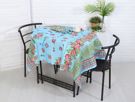 Скатерть "Шиповник" рогожка