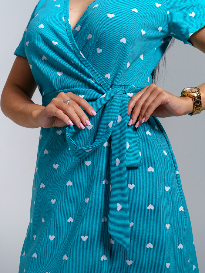 Рози(изумруд) халат