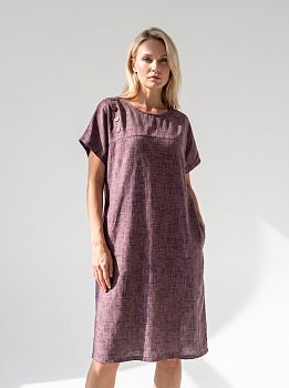 Грета(коричневый джинс) туника р.56