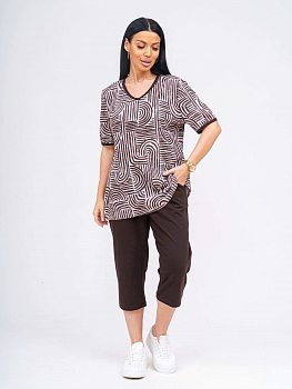 Арина(шоколад) костюм р.52