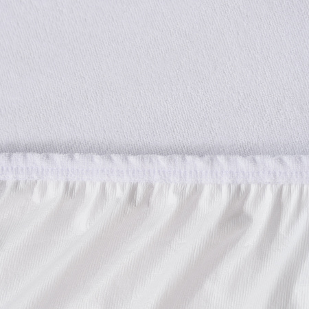 Наматрасник непромокаемый махра/мембрана м/ф(белая)