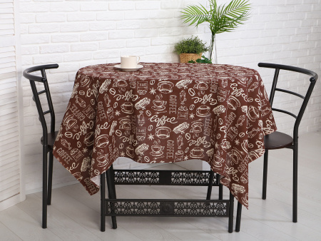 Скатерть рогожка "Кофе"