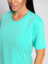 Асимметрия(аквамарин) футболка