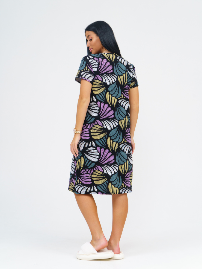 Пальма(фиолет) халат