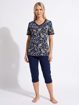 Арина(синий узор) костюм р.52
