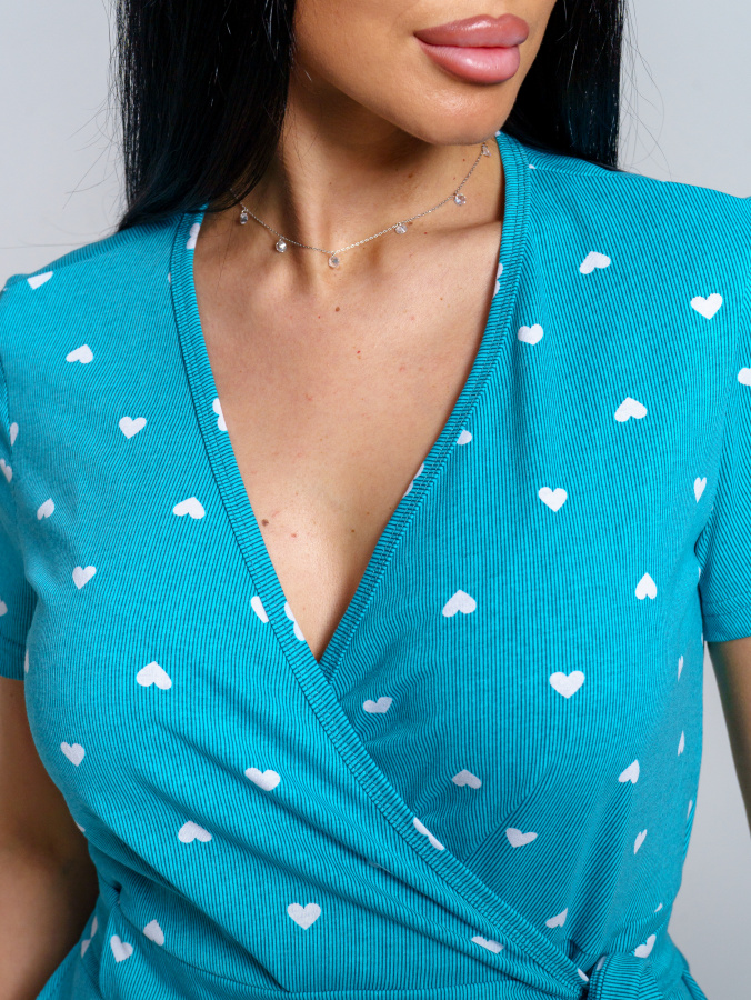 Рози(изумруд) халат