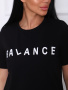 Баланс(чёрный) футболка женская