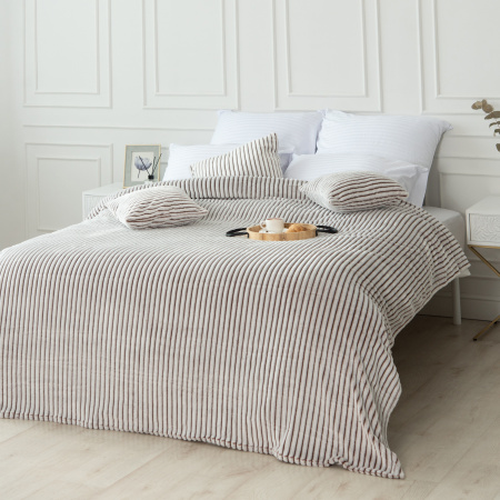 Вертикаль(пастель) плед велсофт