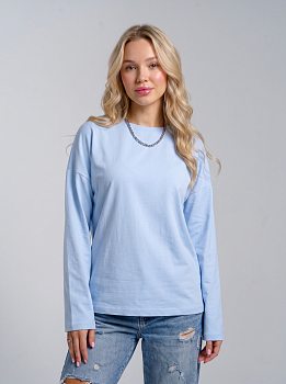 Лика(голубой) лонгслив р.44