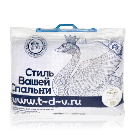 Подушка Пуховая 100% хлопок(тик) Подушка Пуховая 100% хлопок(тик)