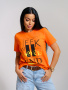 Миранда(оранжевый) футболка женская