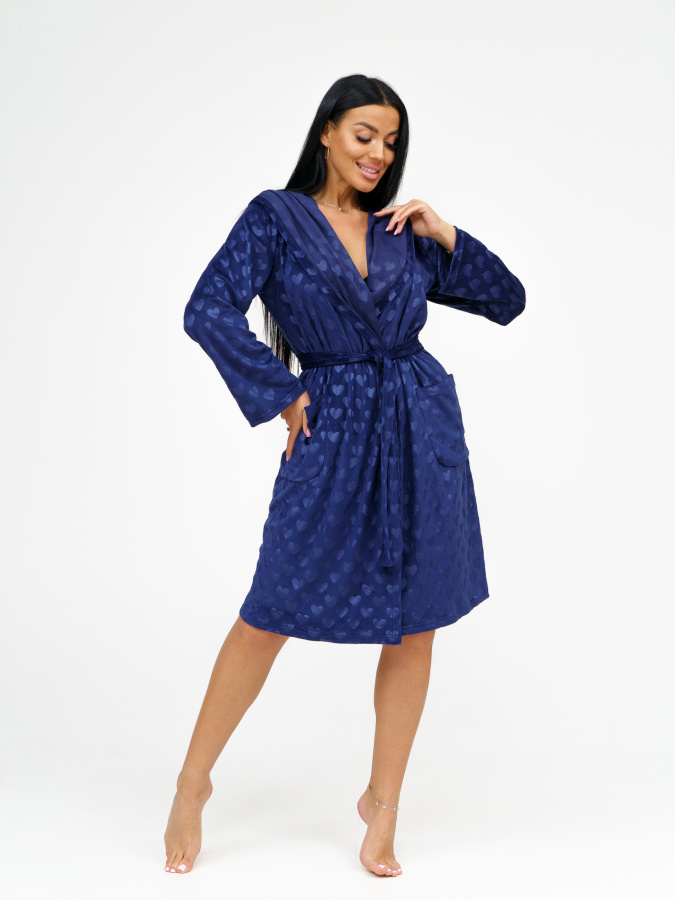 Лира(индиго) халат