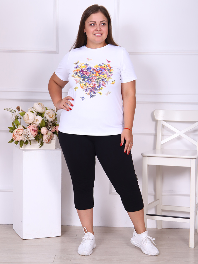 Бриджи кулирка с лайкрой