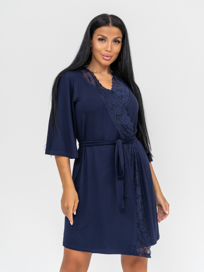 Мадонна(индиго) пеньюар