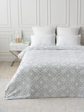 Лотос(серебро) плед велсофт