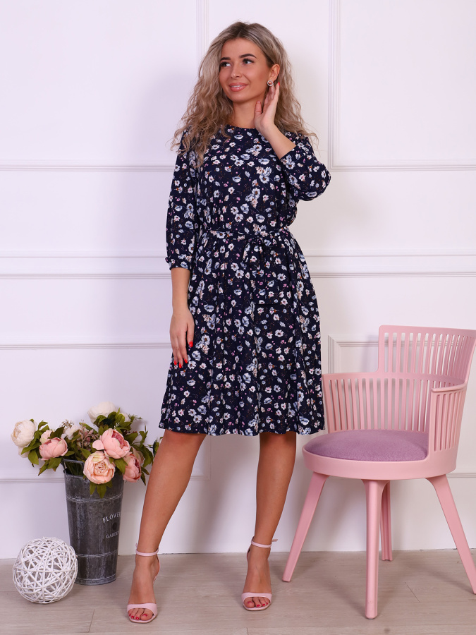 Корнелия(голубая) платье