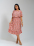 Кармен(коралл) платье