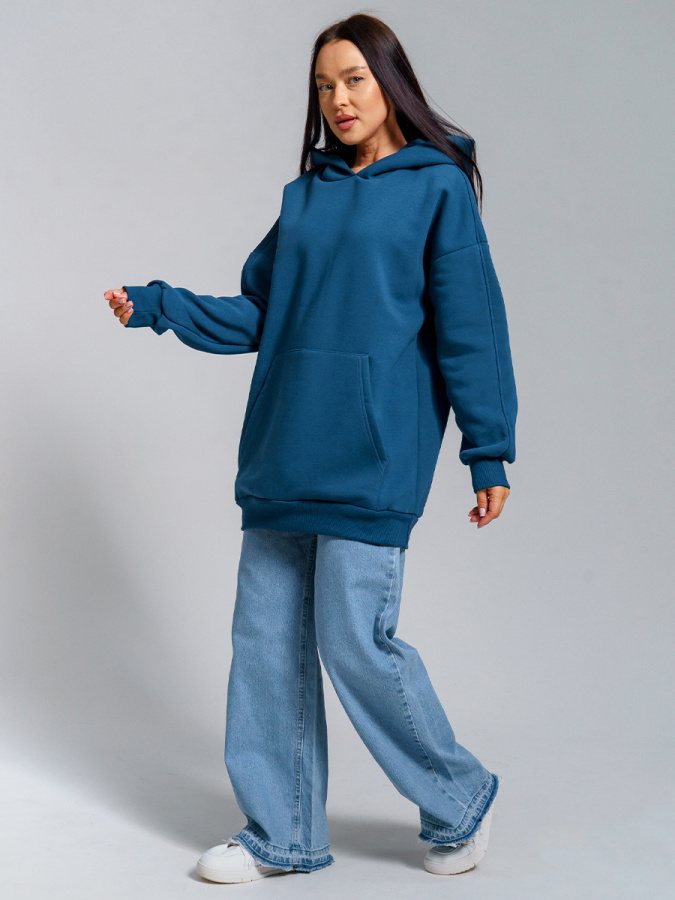 Перфект(индиго) толстовка(худи)