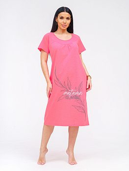 Дарина(коралл) сорочка ноч. р.52