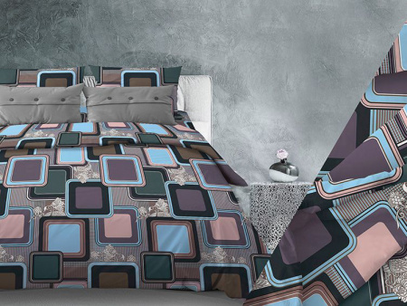 Лабиринт(василек) КПБ бязь