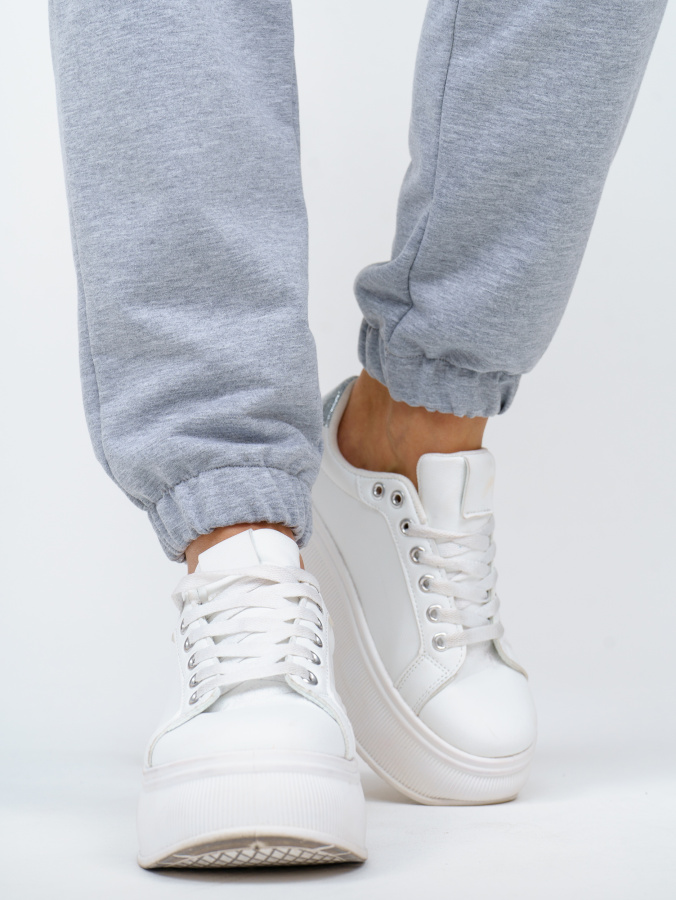 Акцент(светло-серый меланж) брюки