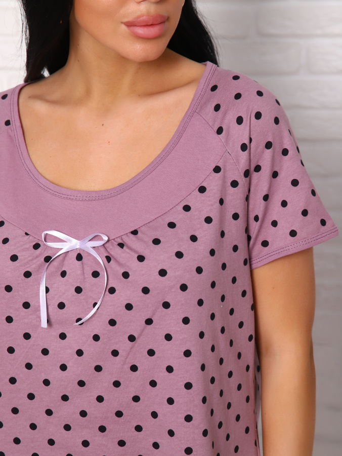 Катя(горох лиловый) сорочка ночная