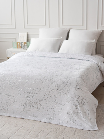 Мрамор(бел) плед велсофт