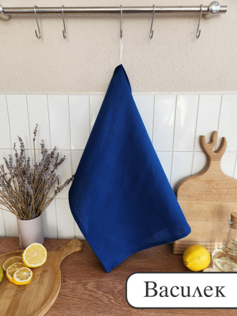 Полотенце вафельное однотонное