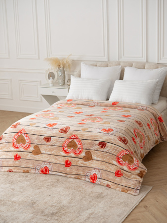 Сердцеедка плед велсофт