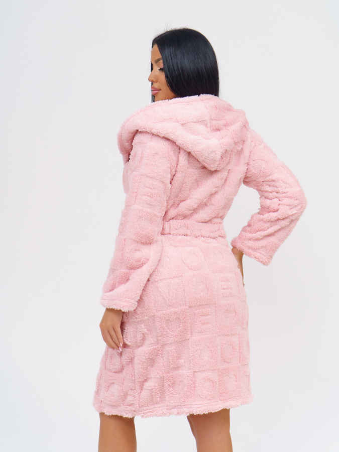 Ежик(розовый) халат