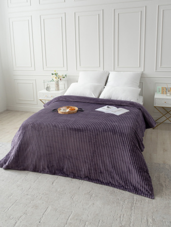 Вертикаль(чароит) плед велсофт