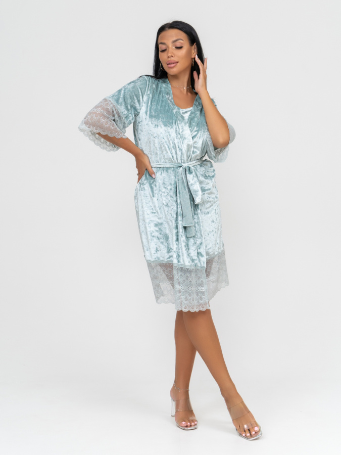 Искушение(мята) пеньюар