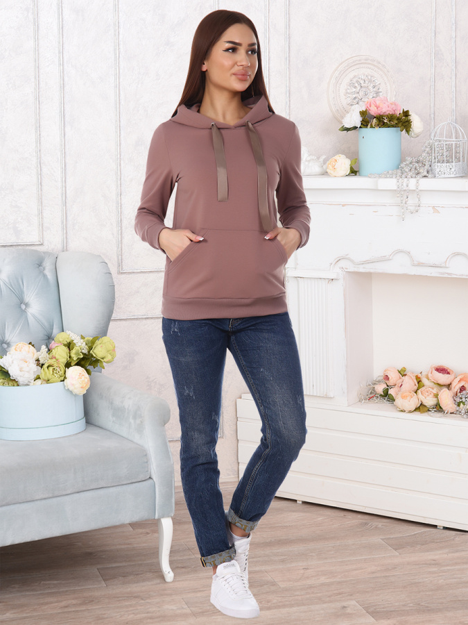 Жанна (кофе) толстовка (джемпер)