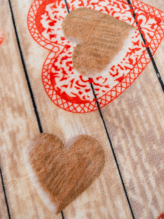 Сердцеедка плед велсофт