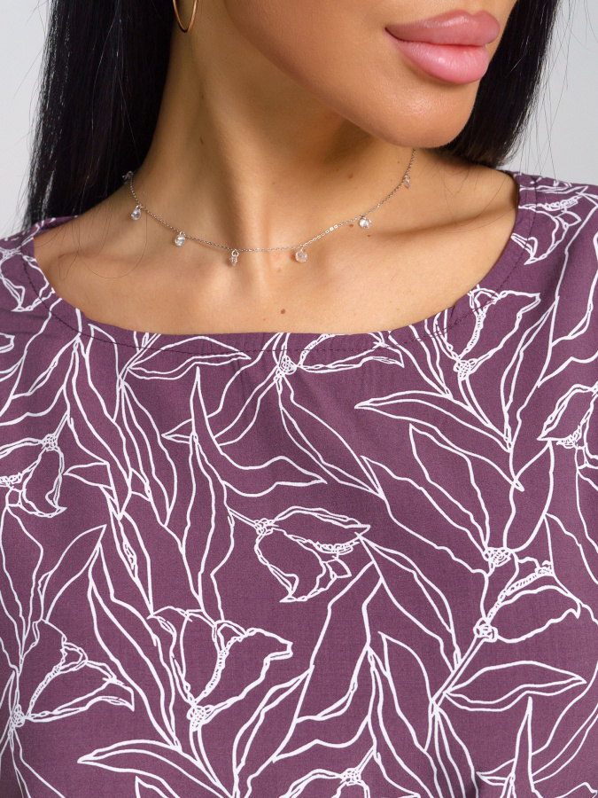 Одиссея(баклажан) платье