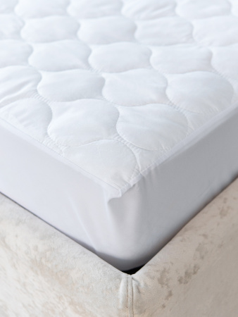 Наматрасник синтепон на рез. борт 30(бел) м/ф