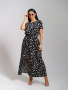 Ассоль(леопард черный) платье