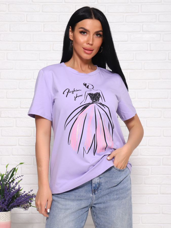 Балет(лаванда) футболка