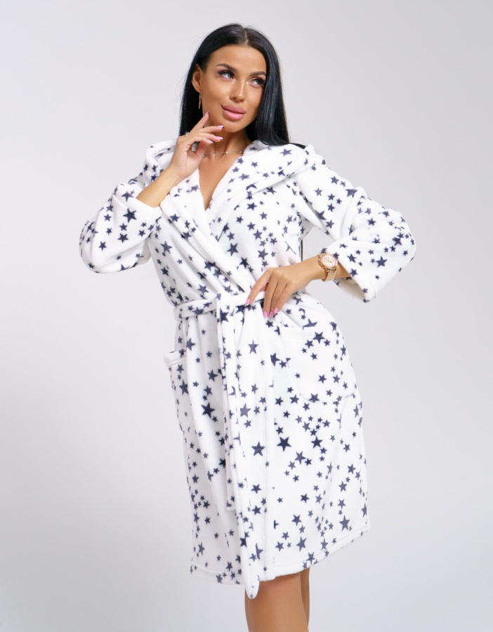 Звездопад(белый) халат
