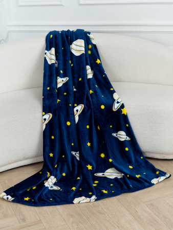 Звездное небо плед велсофт детский