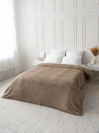 Клеопатра(молочный шоколад) плед велсофт