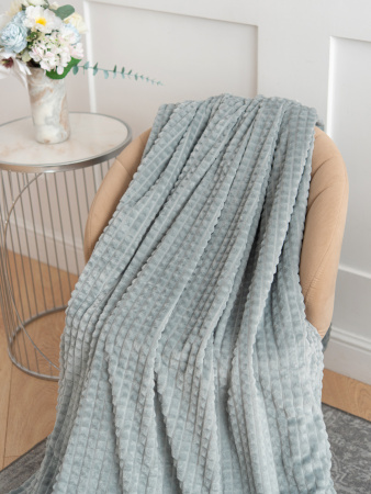 Мозаика(серебро) плед велсофт